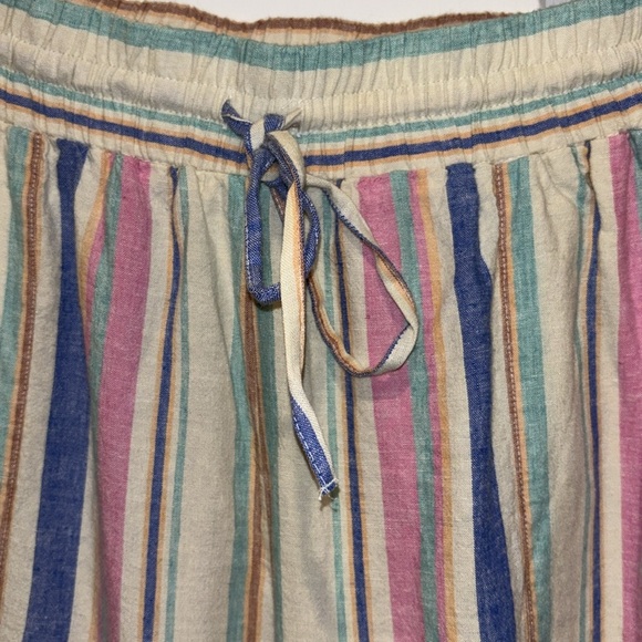 STYLE & CO BRAND MULTI COLORED STRIPED CAPRI PANTS LINEN AND MODAL
SIZE MEDIUM - Picture 4 of 11